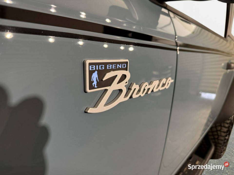Ford Bronco VAT 23 Big Bend 27 V6 EB 335 automat 11200km Bronco małopolskie Myślenice