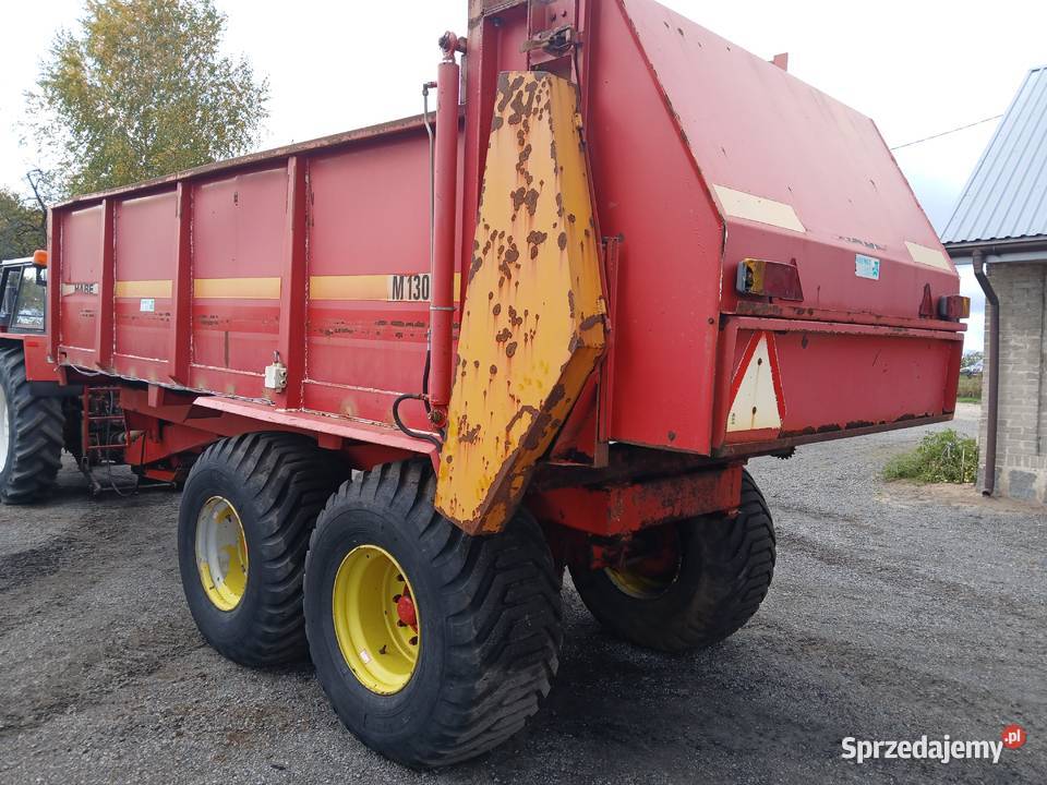 Rozrzutnik obornika Habe 13 ton tandem uszkodzony