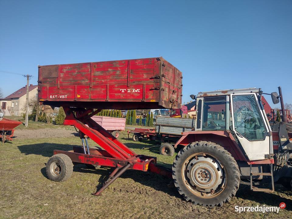 Przyczepa rolnicza parabola wysokość podnoszenia