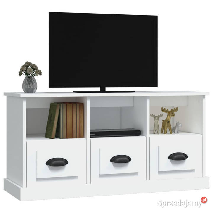Szafka pod TV biała 100x35x50 materiał Warszawa