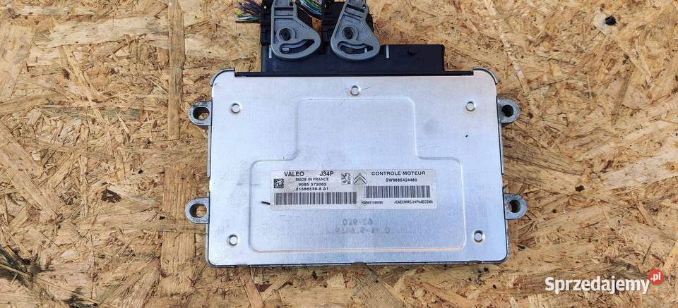 PEUGEOT 207 2010 STEROWNIK MODUŁ ECU 9665424480 Czujniki i sterowniki Gliwice sprzedam