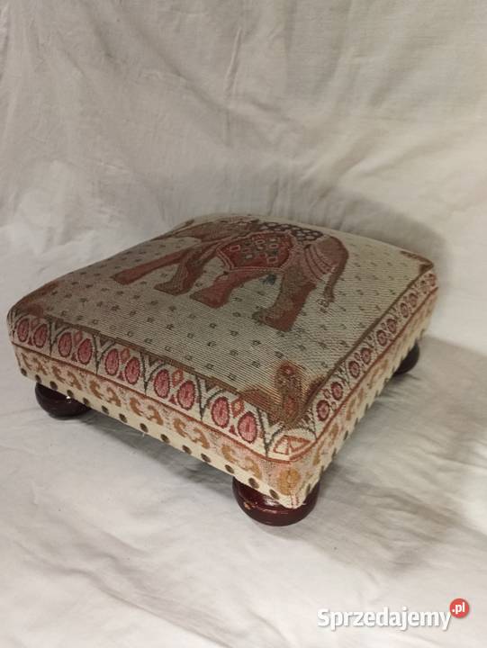 Podnóżek puf z gobeliny 30cm wielkopolskie