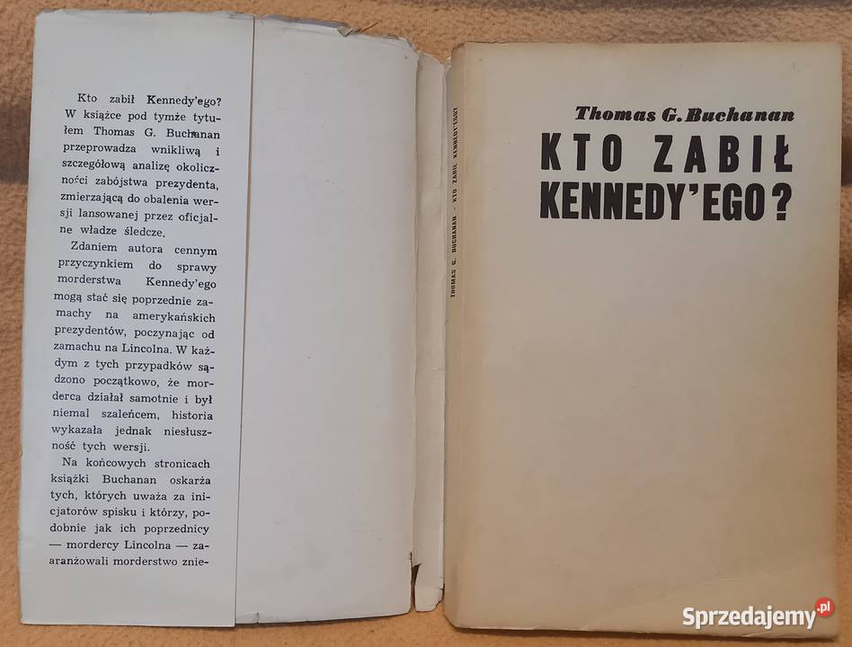 Książka Kto zabił Kennedyego T G Buchanan Proza i poezja Warszawa