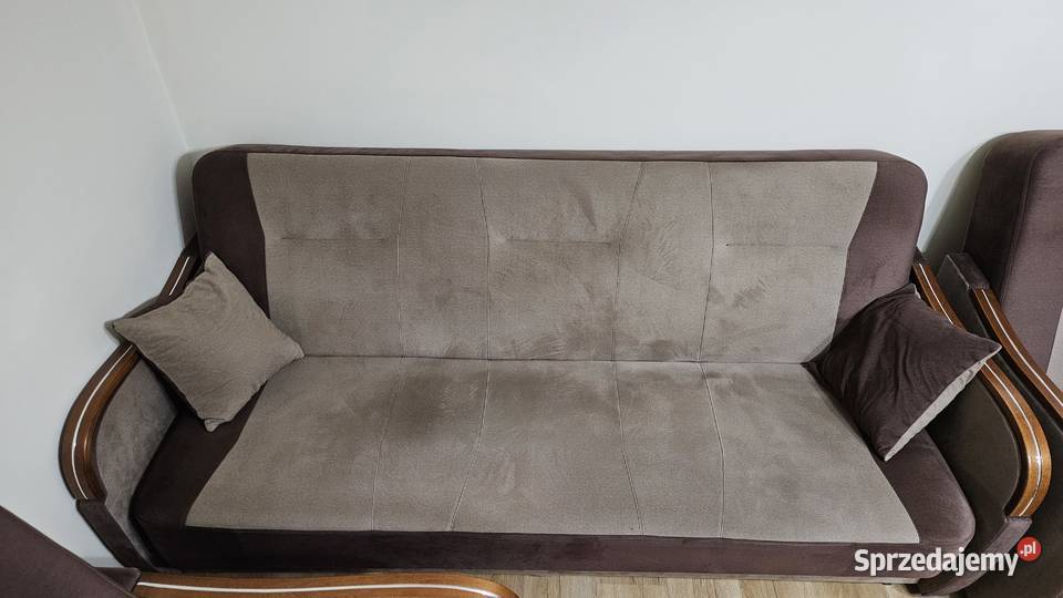 Komplet wypoczynkowy wersalka dwa fotele Komplety wypoczynkowe