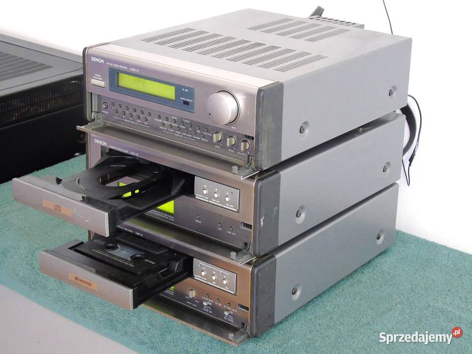 Wieża Denon Amplituner CD Mag AUX PHONO DOSTAWA Jasło