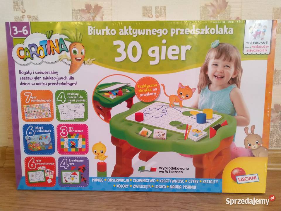 NAJTANIEJ Kreatywne Biurko Przedszkolaka z Grami śląskie Zabrze sprzedam