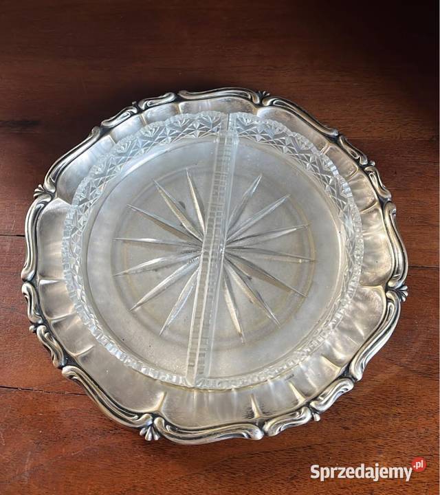 Patera Platerowa z wkładami szklanymi Kabaret pomorskie Gdańsk sprzedam