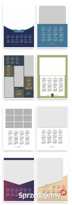 Foto Kalendarze A3 szablony kalendarium 2024 Kraków