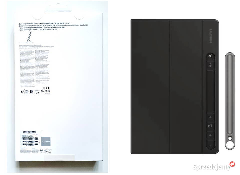 Nowy Samsung Book Cover Keyboard Slim AI EFDX720 Sosnowiec sprzedam