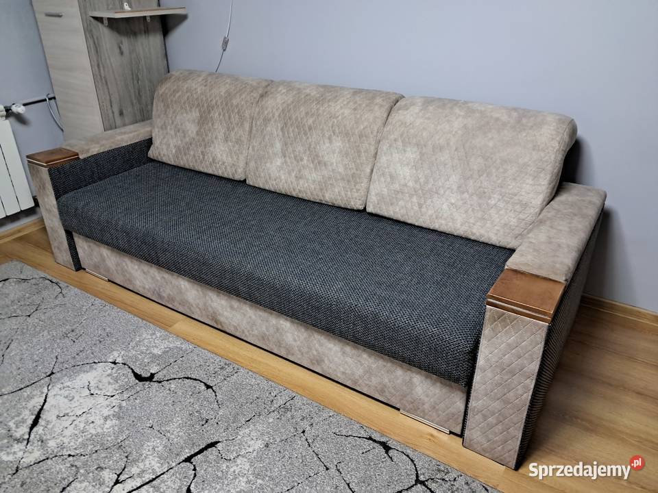 Łóżko kanapa dwuosobowa zadbana Słupca