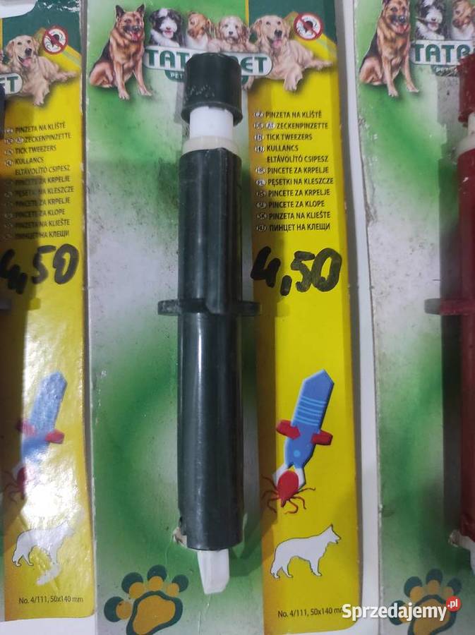 Pęsetki na kleszcze Tatrapet 4 sztuki Lublin