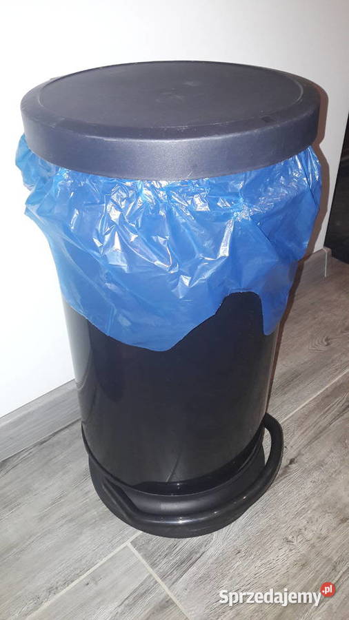 Kosz na odpady śmieci okrągły uchylny pedałowy Pranie i sprzątanie Głuchołazy