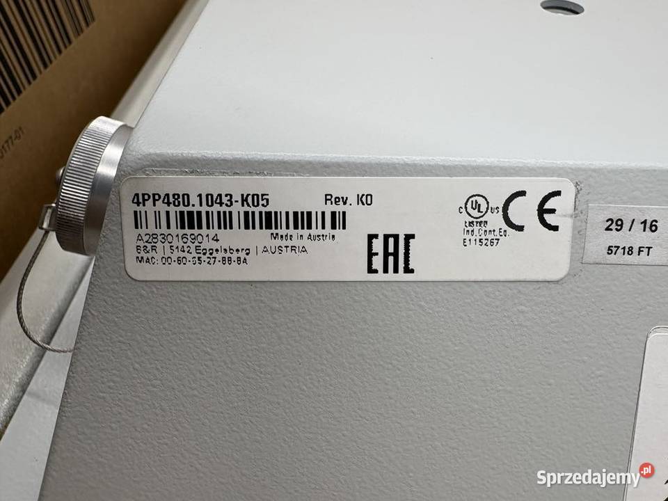 BR 4PP4801043K05 RevK0 HMI Panel mazowieckie Warszawa