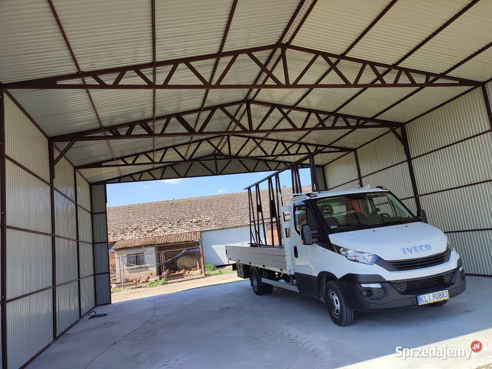 C2 Garaż Blaszany OtwartaWiata wysoka 9x10 89m2 Zduńska Wola