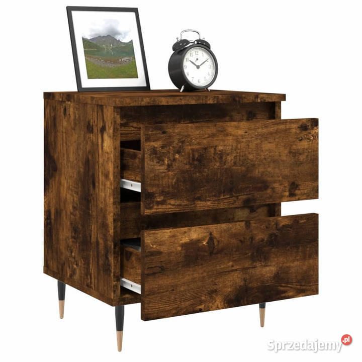Szafka nocna przydymiony dąb 40x35x50 WM826870 Warszawa