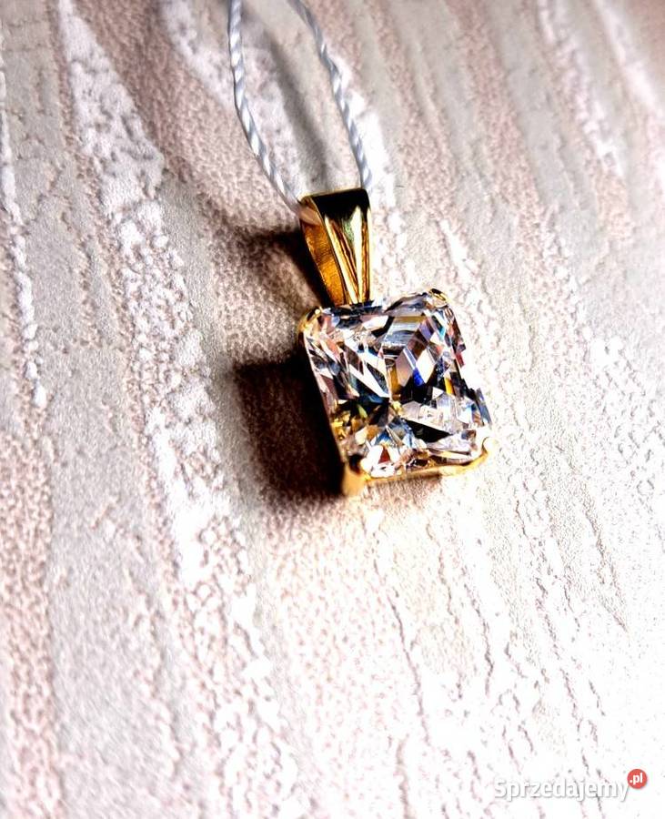 Wisiorek Złoty pr585 z kamieniem Z218 Pozostałe