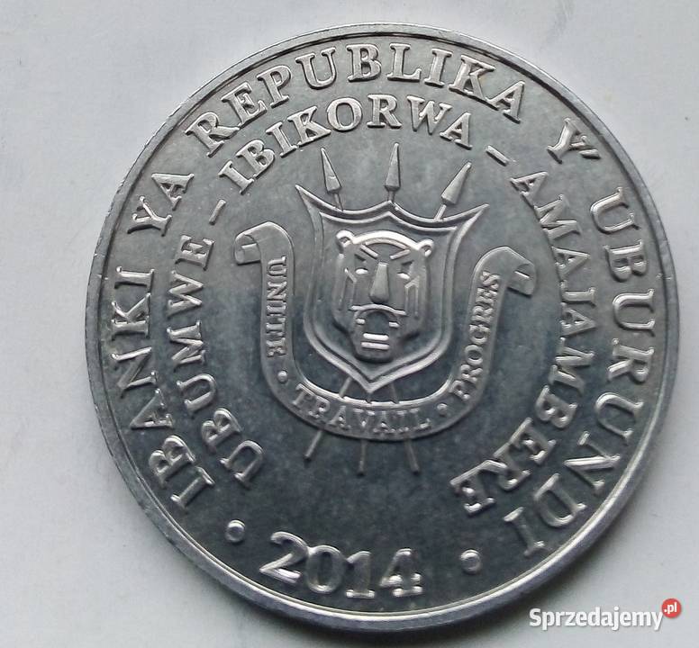 BURUNDI5 FRANCS2014 rPTAKŁADNA Legionowo sprzedam