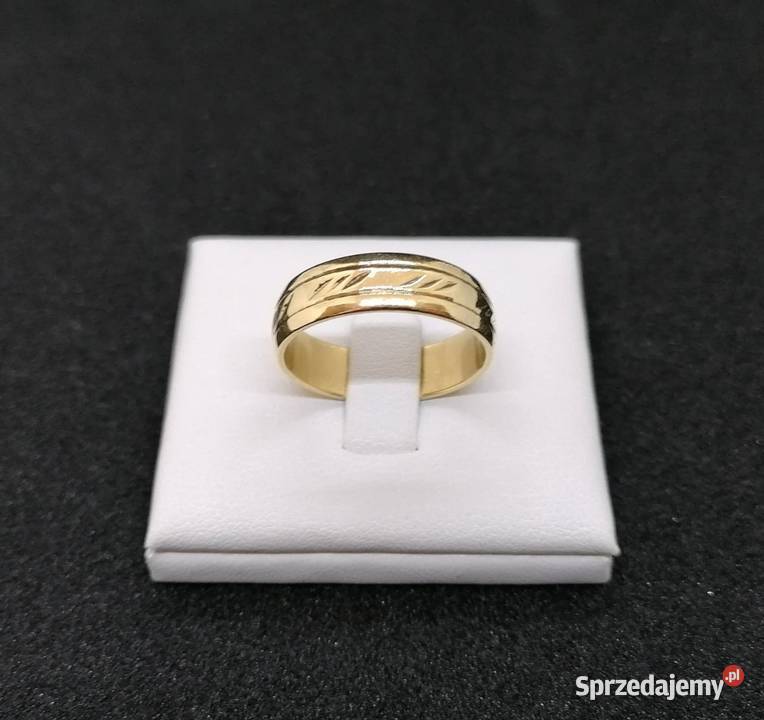 Złota obrączka próby 585 594g Rozmiar 22 złoto warmińsko-mazurskie Elbląg sprzedam