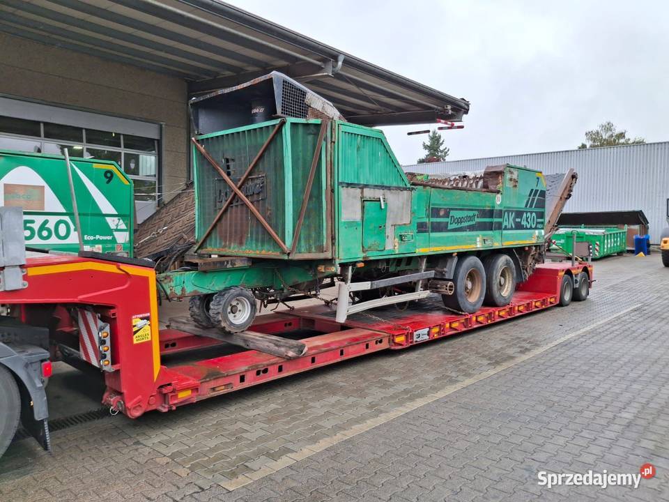 Doppstadt AK430 Mobilny rozdrabniacz Shredder