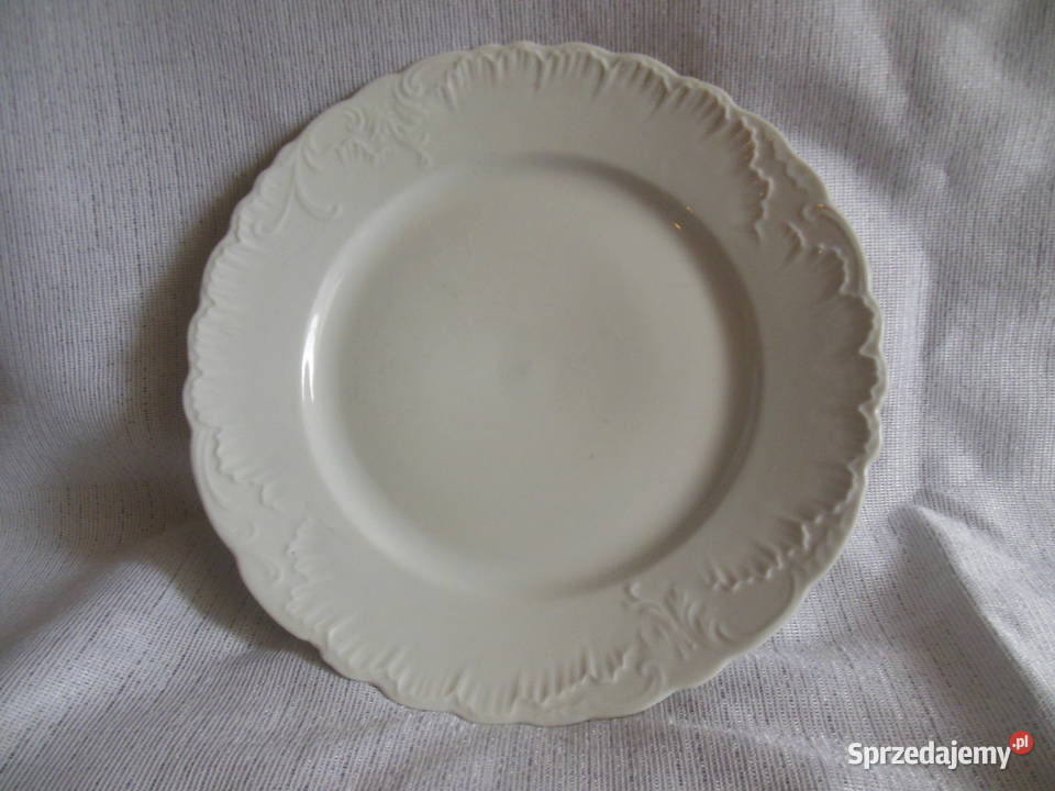 Talerz płytki obiadowy PRL Antyki, Sztuka, Kolekcje