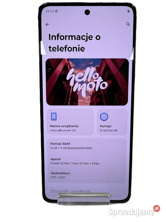 Smartfon Motorola Moto G86 12 GB 256 GB 5G warmińsko-mazurskie Elbląg