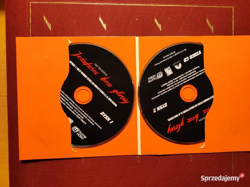 1999 Płyta CD dvd film Jeździec bez głowy Sleepy