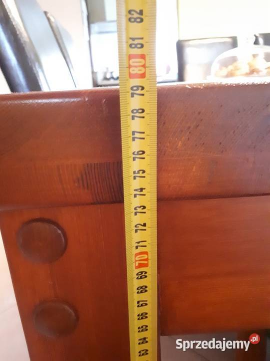 Duży drewniany stół do jadalni 180 x 180 Warszawa