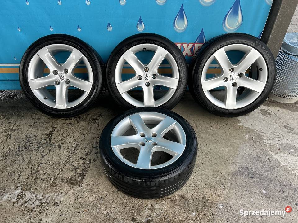 Sprzedam komplet kół alufelg peugeot 4x108 et 32 Samochodowe sprzedam
