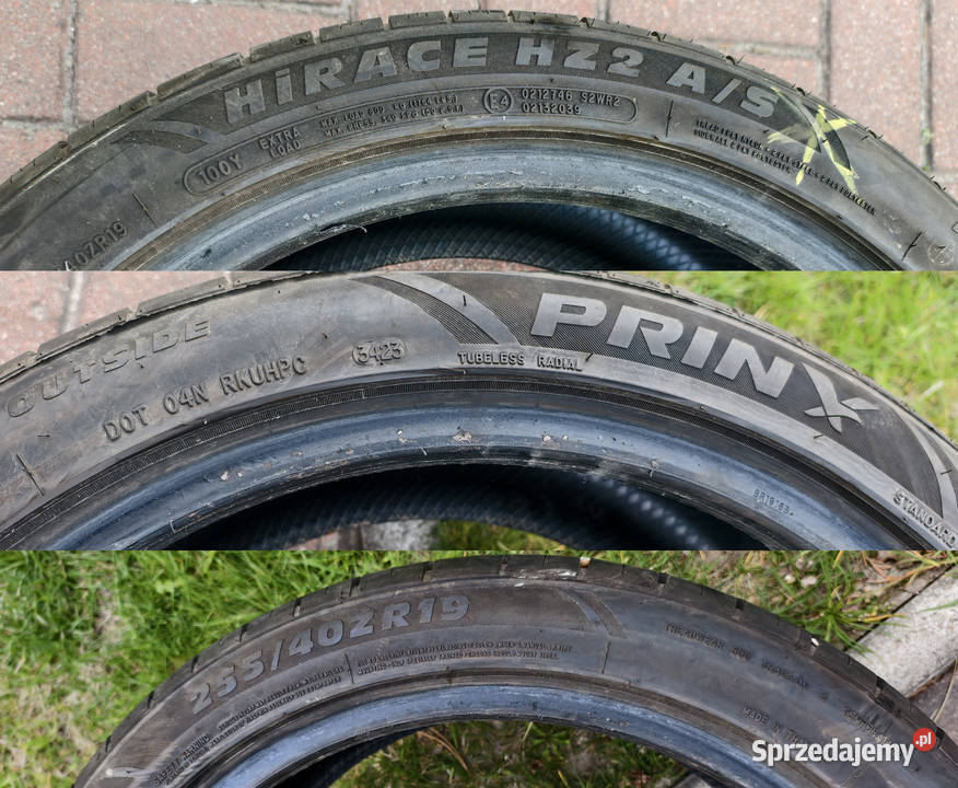 Opona Prinx HiRace HZ2 AS 25540 ZR19 100Y XL DOT 40 Komarówka Podlaska