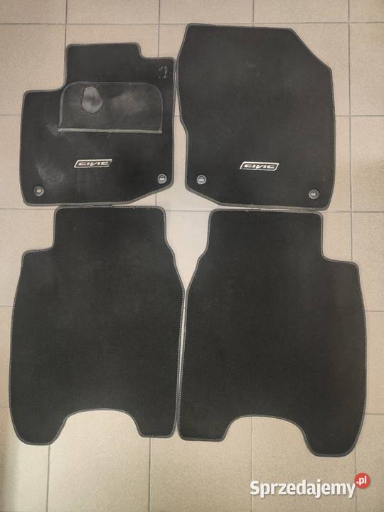 ORGINALNE DYWANIKI WELUROWE KOMPLET HONDA CIVIC