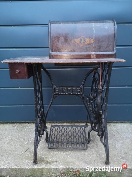 Stara maszyna Singer Pozostałe łódzkie Aleksandrów Łódzki