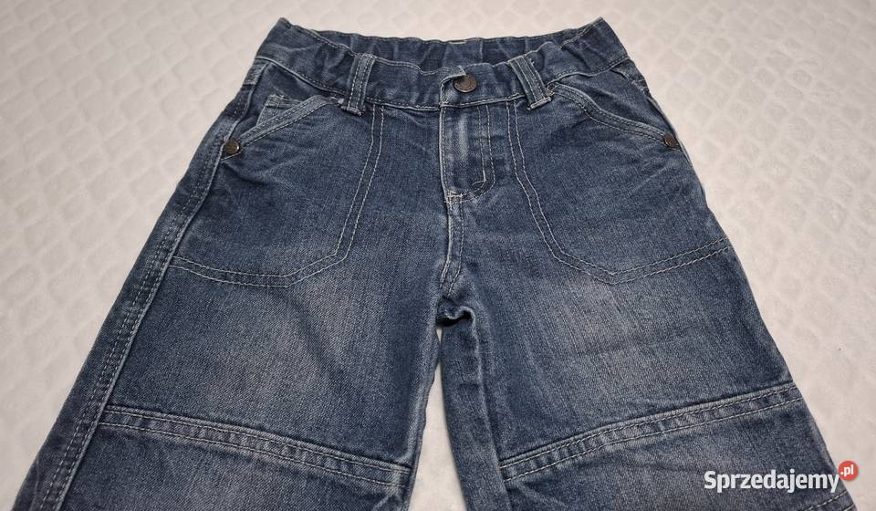Krótkie spodenki dżinsowe niebieskie Takko śląskie Czeladź