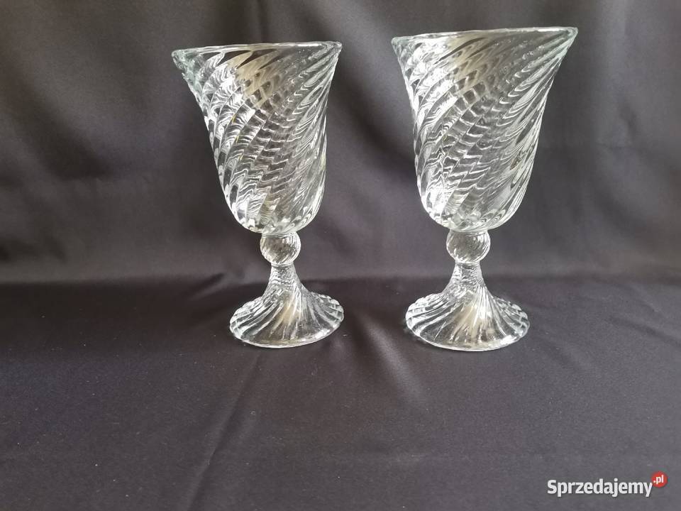 Stary wazon Spirelli Twist 2 sztuki huta Porcelana i szkło sprzedam