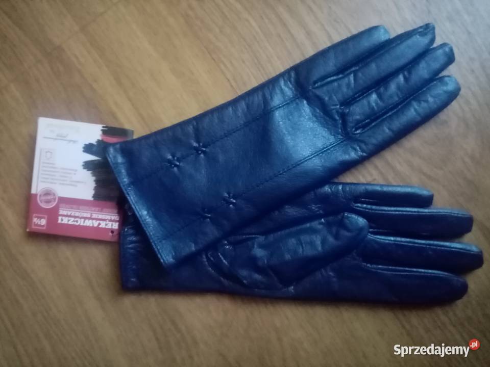 Rękawiczki damskie skórka Czerwone 7 Gdańsk