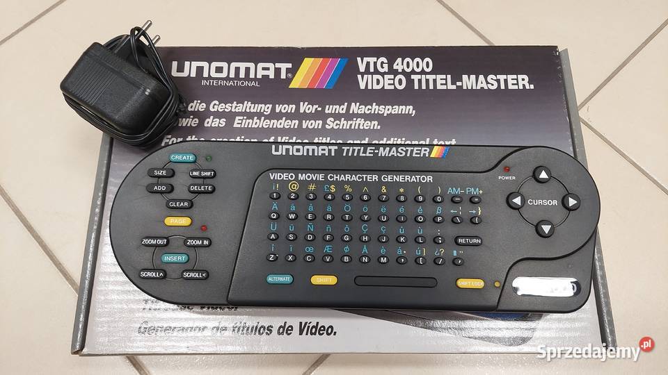 mikser Unomat VP 6000 generator tytułów Unomat śląskie Tychy