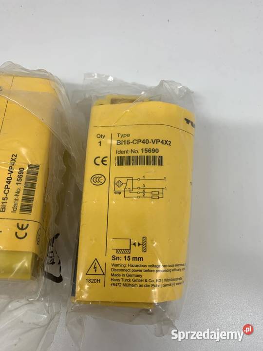 Turck 15690 Bi15CP40VP4X2 Czujnik indukcyjny mazowieckie Warszawa