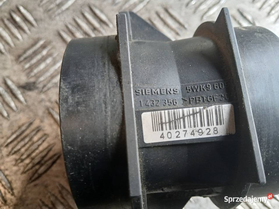 Przepływomierz BMW 5WK9605 1432356 Rok produkcji 2001 Radłów sprzedam