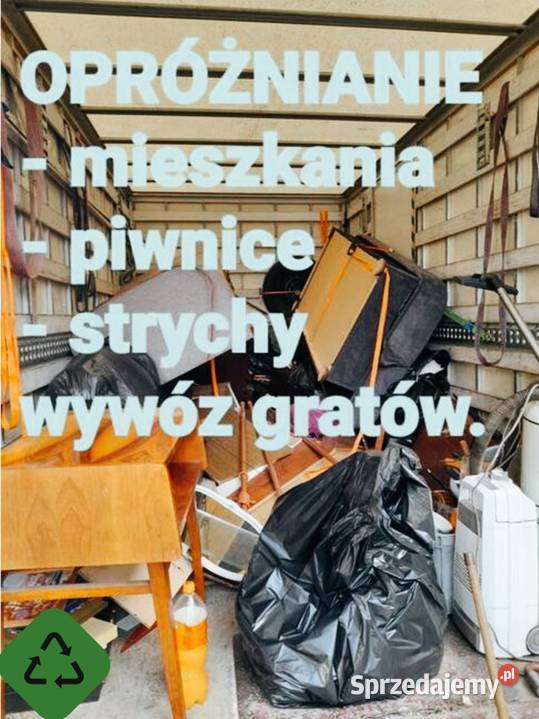 Opróżnianie mieszkań piwnic garaży strychów