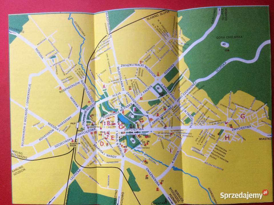 774 Koszalin Plan Miasta Szczecin sprzedam