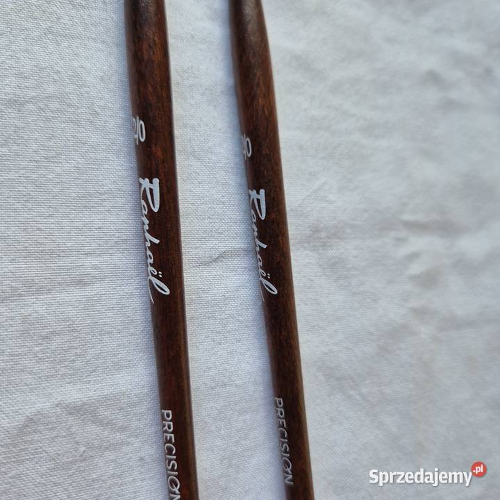 Pędzle 2 Raphael 8910 20 precision martre Brzesko sprzedam