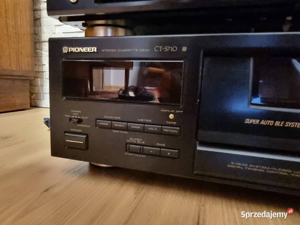 Deck magnetofon pioneer CTS710 stan idealny Magnetofony Poznań