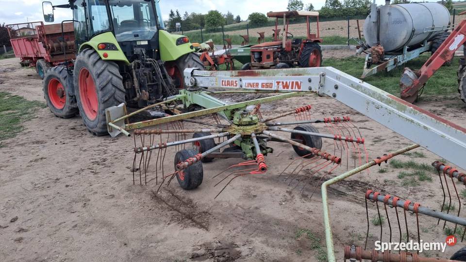 Zgrabiarka CLAAS LINER 650 TWIN nieuszkodzony Brodnica sprzedam
