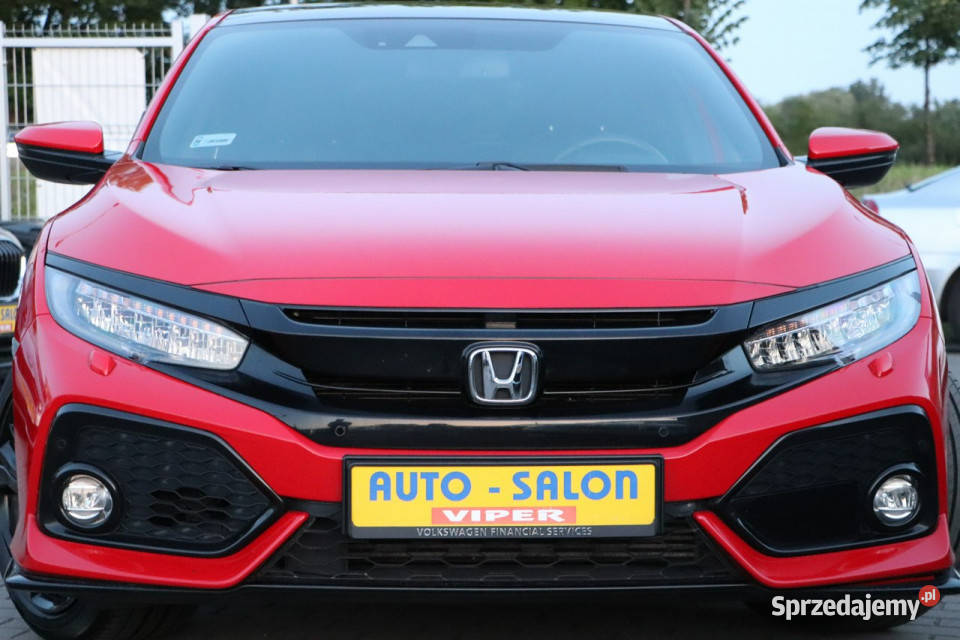 Honda Civic krajowy2wł serwis model 2018dach światła do jazdy dziennej Civic opolskie
