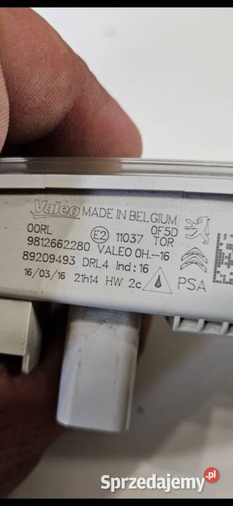 CITROEN PEUGEOT LAMPA JAZDY DZIENNEJ DRL LED Światła do jazdy dziennej DRL Międzychód