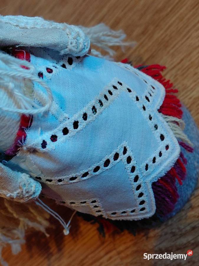 Piękna lalka rękodzieło unikalna styl folk Parchowo