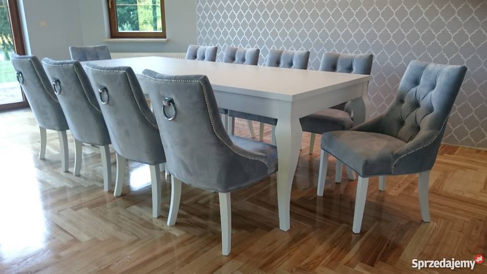 CHESTERFIELD krzesło eleganckie pikowane z Stoły, krzesła, biurka