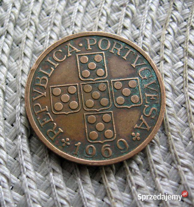 Portugalia 1 Escudo 1969r Kalisz