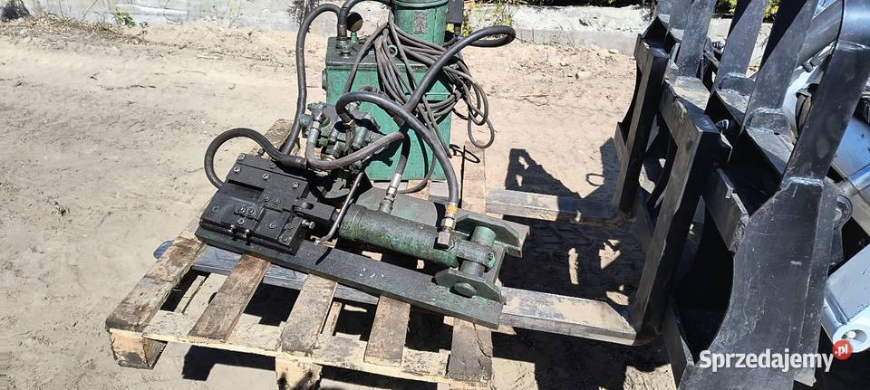 Siłownik agregat zasilacz hydrauliczny