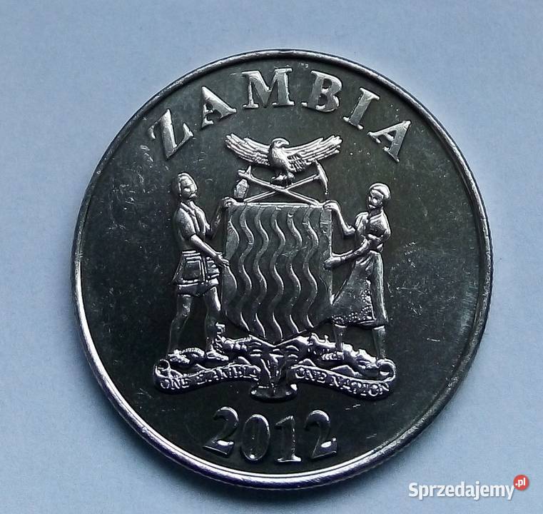 ZAMBIA1 KWACHA2012 r PTAKŁADNA Numizmatyka mazowieckie Legionowo sprzedam