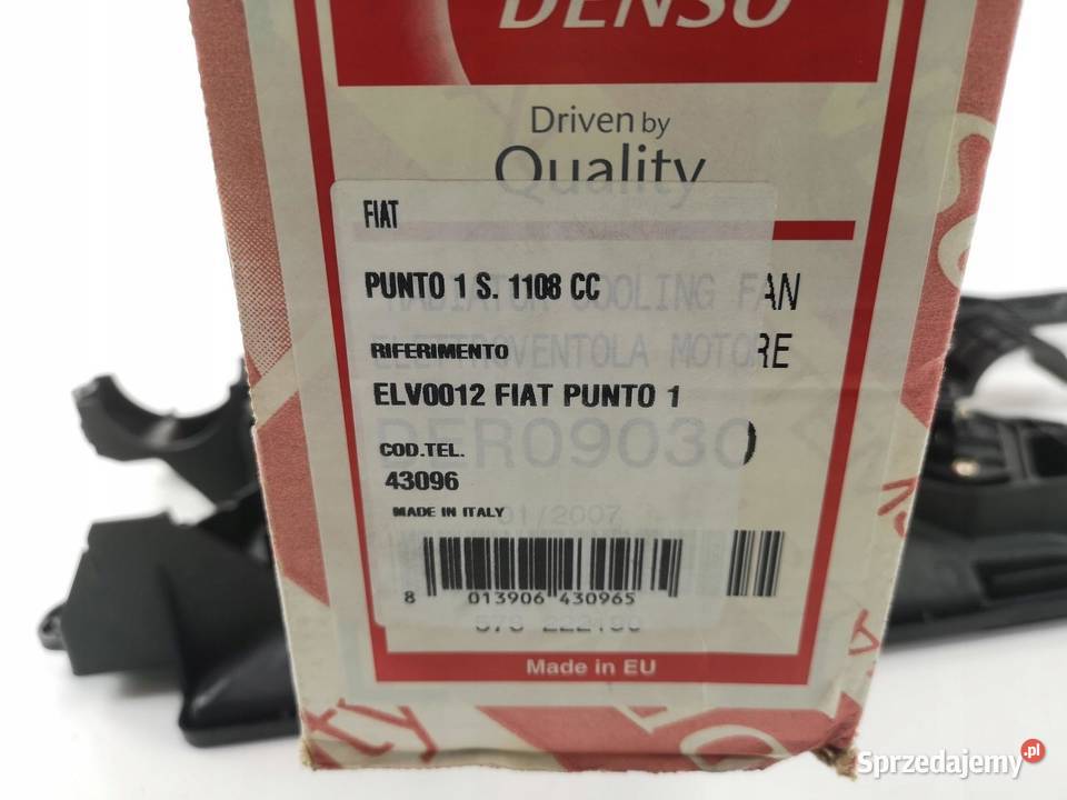 WENTYLATOR CHŁODNICY FIAT PUNTO LANCIA Y 11
